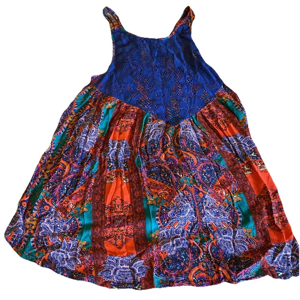 Free People Intimately Sleeveless Dress Women's Size Small Paisley Floral Flower